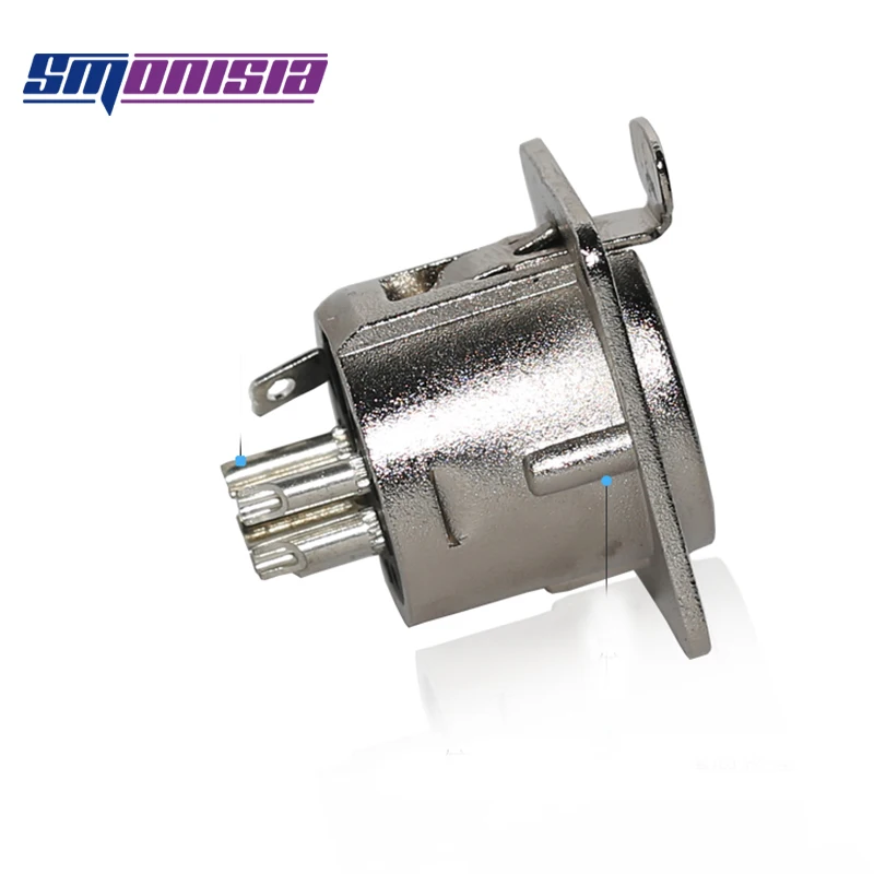 Smonisia 50 шт. металлический баланс XLR разъем 5 ядер штекер высокое качество аудио