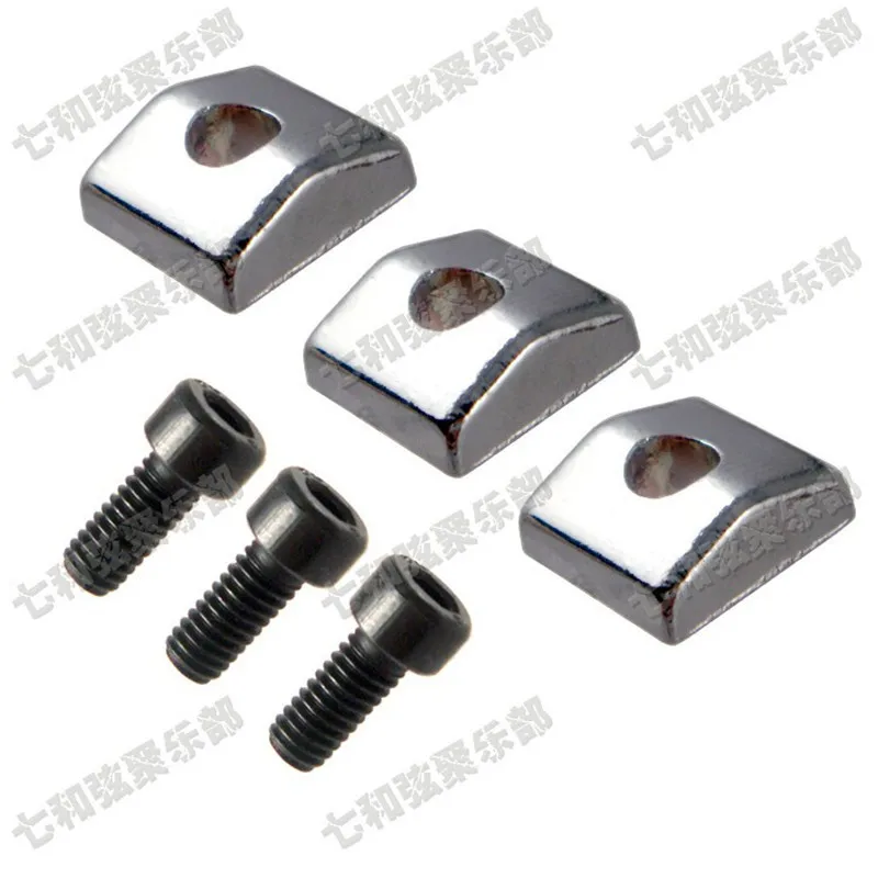 Набор хромированная для электрогитары блокирующий блок гайки зажим