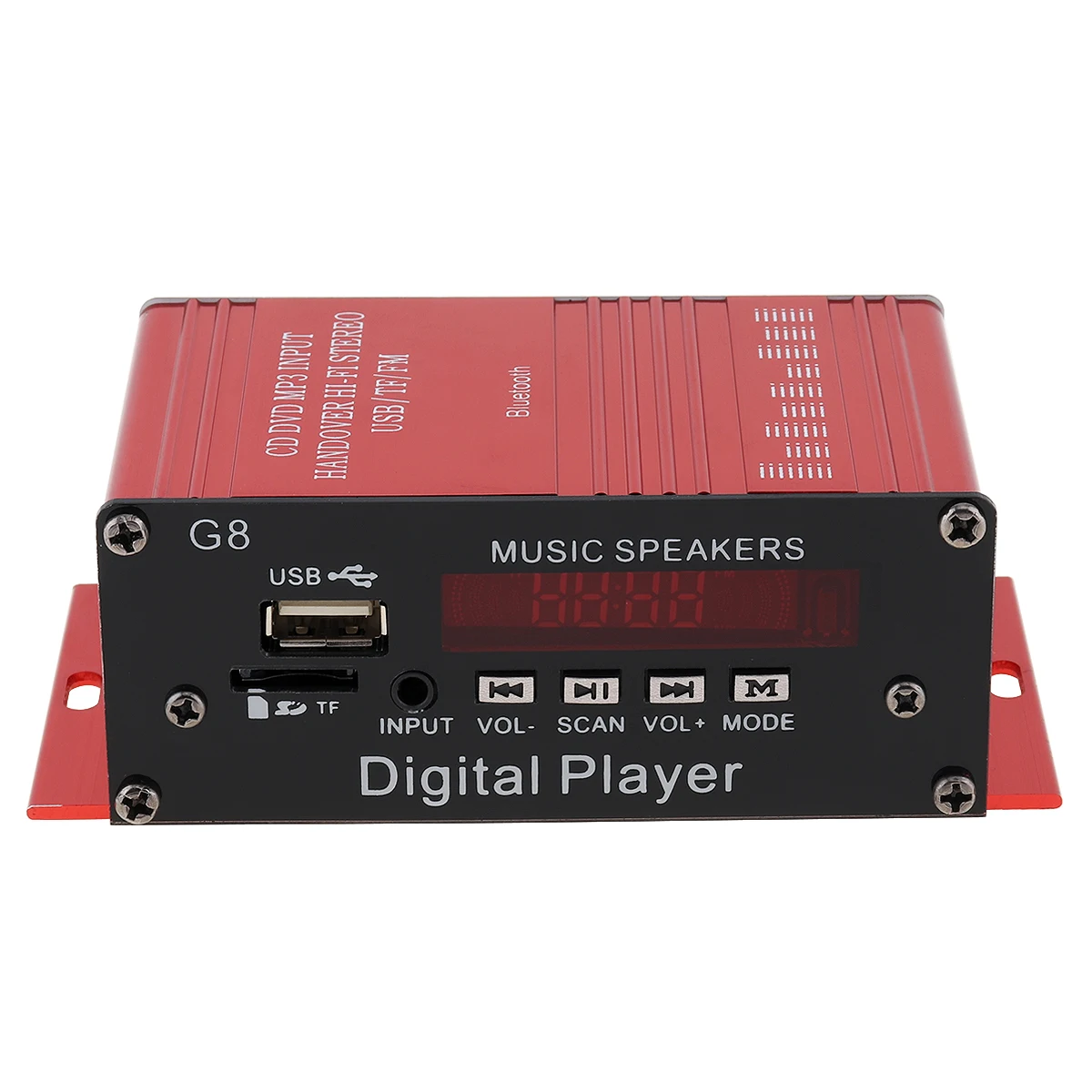 G8 2CH Bluetooth автомобильный аудио усилитель мощности fm радио плеер SD USB DVD MP3 с пультом