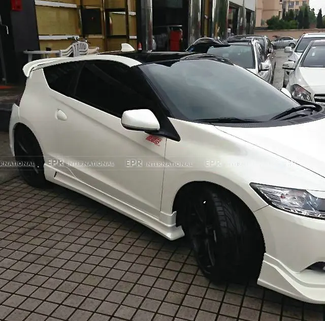 FRP боковая юбка для HONDA CRZ 10 2 12 8 CR Z ZF1 CW стильная из стекловолокна комплект обшивки