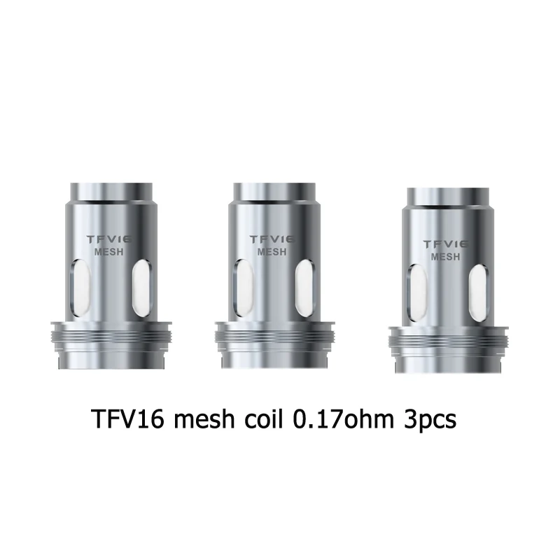 3 шт./лот SMOK TFV 16 сетчатая катушка 0 17 Ом Двойная сетка 12 Тройная 15 коническая 2