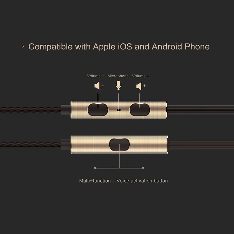 Оригинальные Классические наушники Xiaomi Piston 2 1 шт. вкладыши с микрофоном и пультом