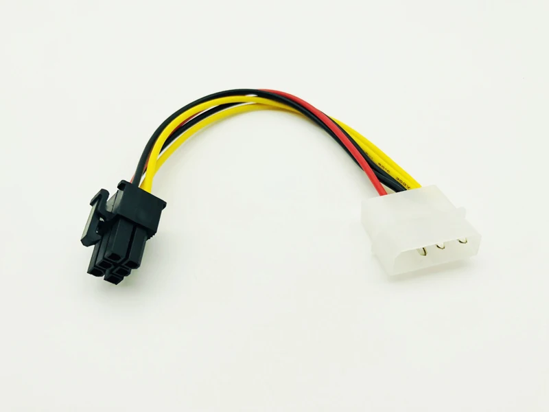 5 шт. дропшиппинг 4Pin Molex к 6Pin PCI Express PCIE видеокарта адаптер кабель для биткоина