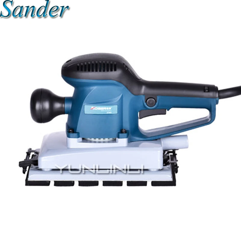 220v Electric Sander Floor Wall Wood Polisher Paint Grinding Woodworking Metal Sandpaper Sanding Machine Handheld Power Tools