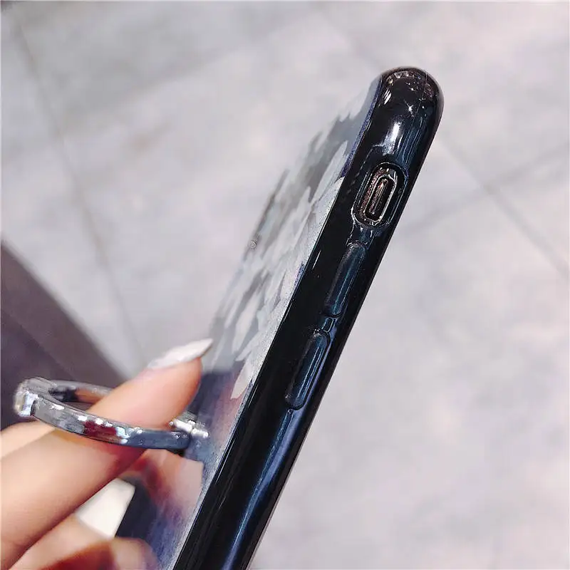 Модный Блестящий Винтажный чехол с цветочным держателем для Vivo Y17 Y15 Y12 Y85 S12 S15 V15 X50