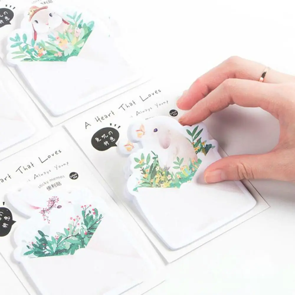 30 страниц/упаковка Wish of Rbbit memo pad Sticky Notes Memo notebook канцелярские принадлежности Papelaria Escolar школьные принадлежности