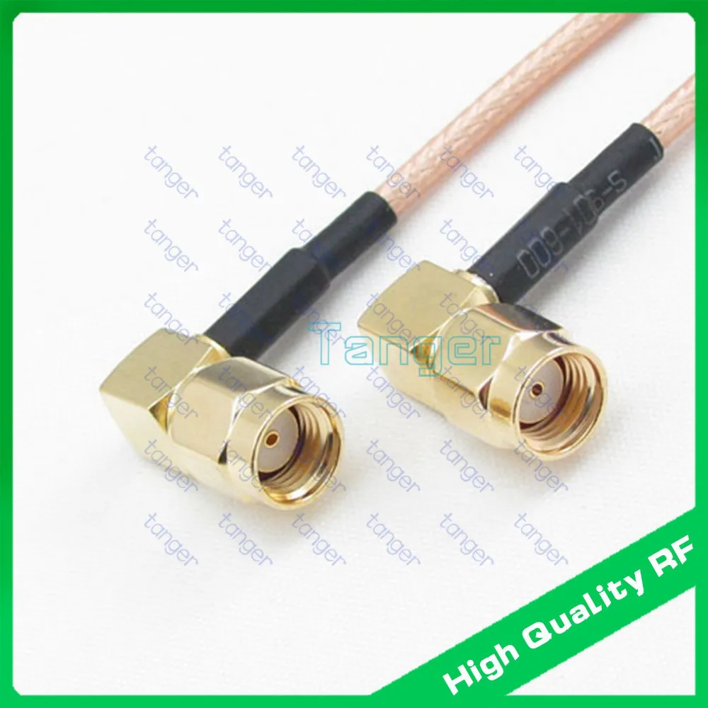 Tanger двойной под прямым углом 90 градусов фотоэлемент с мужским и разъемом RF RG316