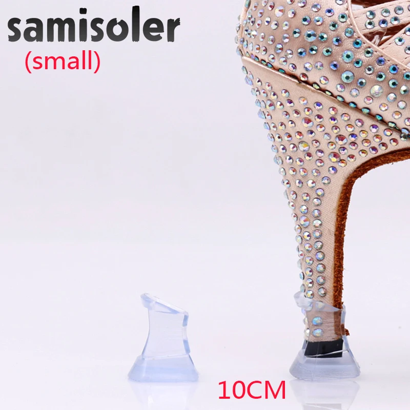 SamisolerUSHINE/Высокий каблук защита для латинских танцев чехлы пятки Нескользящие
