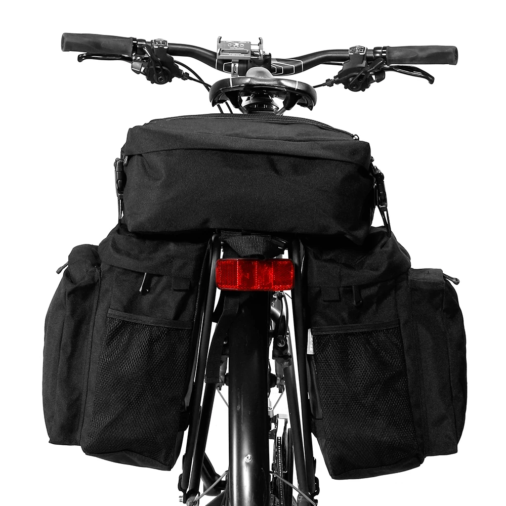 3 в 1 Многофункциональный велосипед панье MTB дорожный велосипед заднее сиденье сумка Велоспорт велосипед Грузовой перевозчик 37L