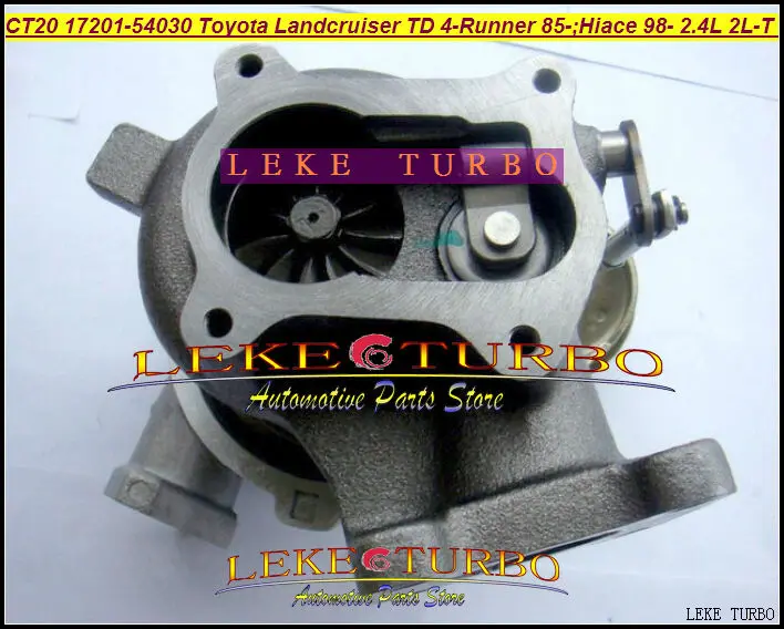 Турбокомпрессор CT20 17201 54030 для TOYOTA Landcruiser LJ70 HILUX HIACE 4runner 85 89 2LT 2L T 2.4L|turbocharger design|turbo