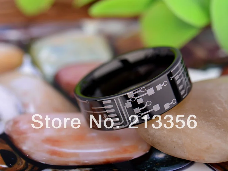 Дешевая цена Бесплатная доставка 2013 США Горячая продажа 8 мм блестящая черная