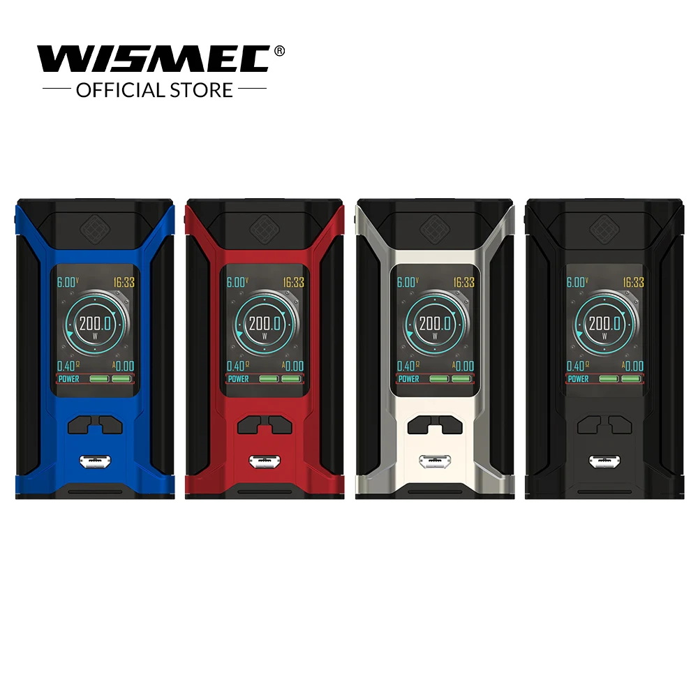 [Склад США] Wismec SINUOUS RAVAGE230 TC бокс мод 230W коробка Электронная сигарета vape Mod kit|Моды