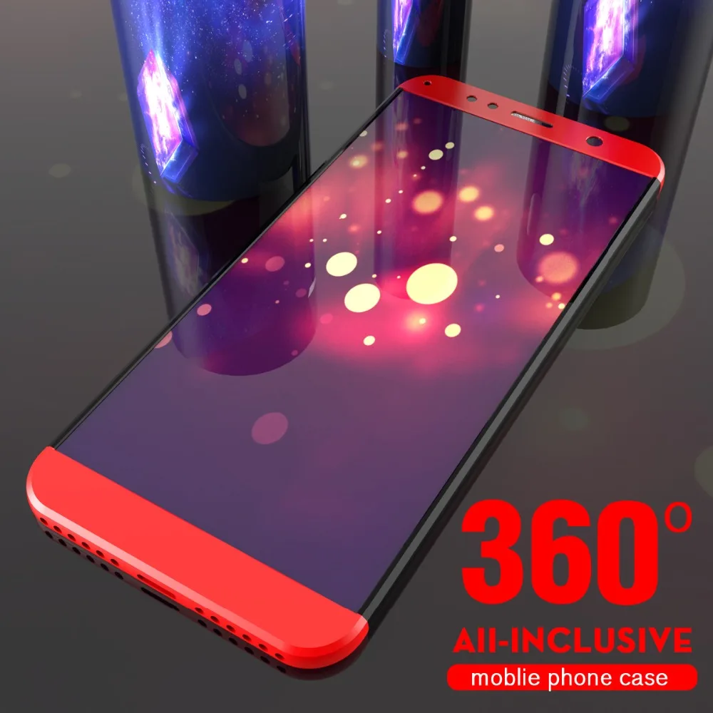 Phone Case For Huawei P20 lite 360 Cover Mate 10 Lite Coque Honor 9 Play Note Nova 3I 2I Pro 7A 7X Y6 Prime 2018 | Мобильные