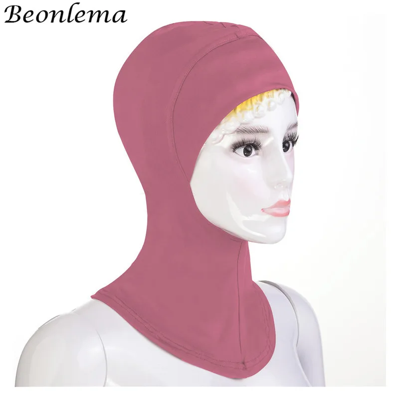 Beonlema Muslim Hijabs Bonnet Vrious Color Inner Turban Hidjab turbante Women Girl Islamic Hijab Head Wrap Modal Headcarf | Тематическая