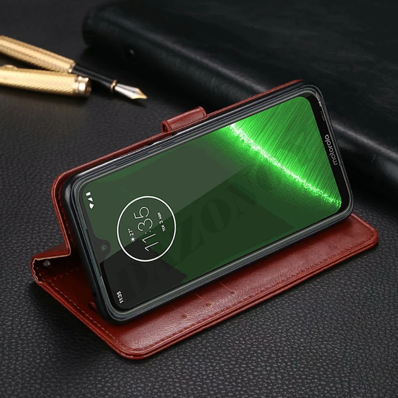 Для Motorola Moto G7 Plus чехол Moto G7 Plus чехол Роскошный кошелек из искусственной кожи чехол-книжка для Motorola Moto G7 Plus Play power