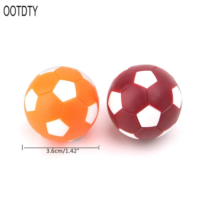 2 шт 36 мм настольный футбольный мяч Fussball для внутренней игры Foosball части футбольной машины