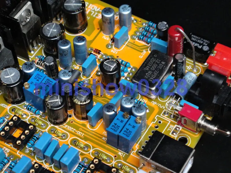 НОВЫЙ ЦАП AD1955 WM8805 декодер аудио DIY KIT usb Совместимость XMOS U8 7pin высокого класса |