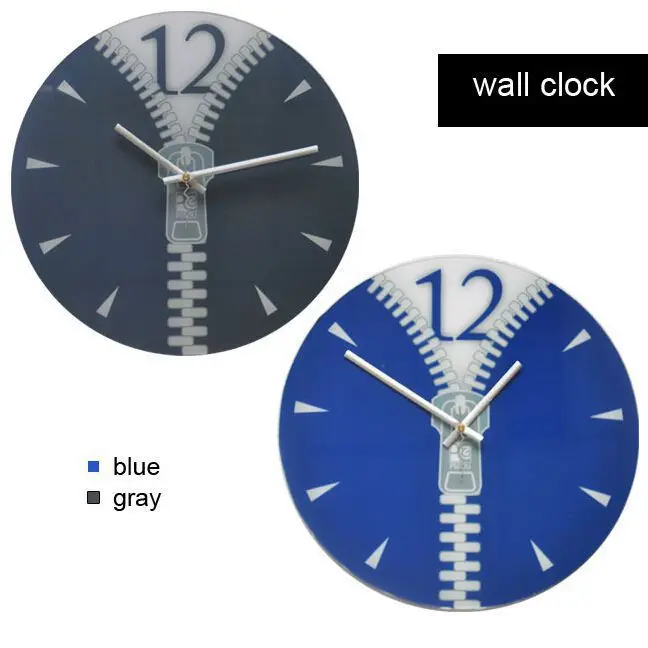 Fashion Creative Mute Wall Clock Zipper Room Clocks Relogio De Parede Modern Design Watch Reloj Pared | Дом и сад