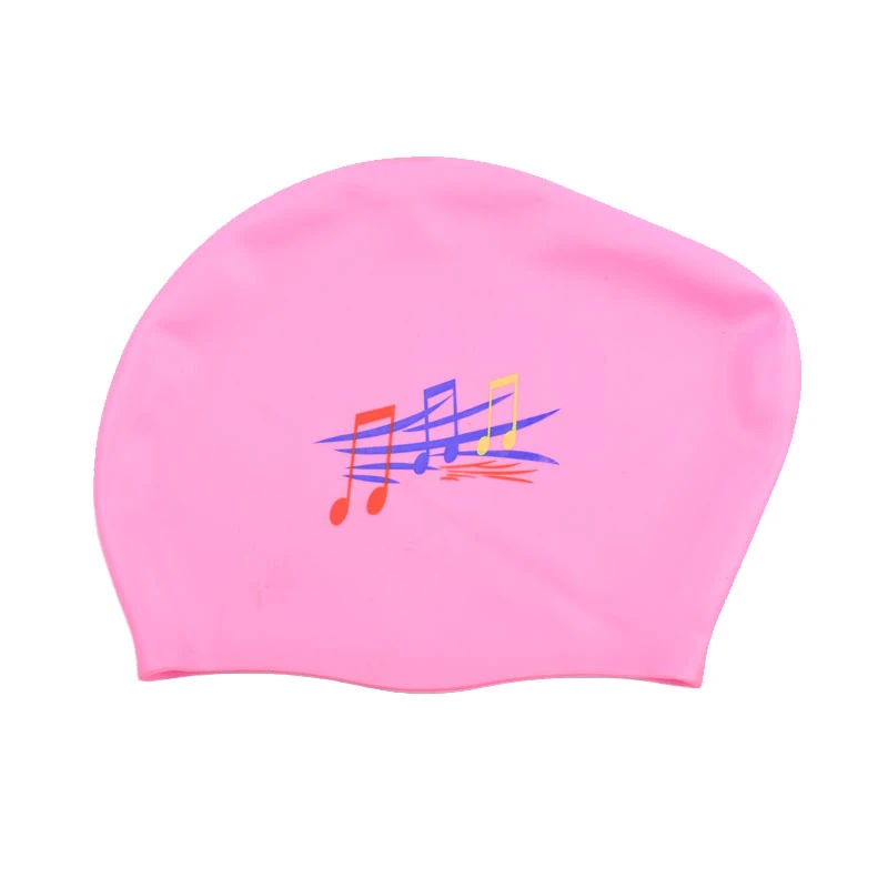 Type A Pink Женские силиконовые плавающие шапки для девушек, Водонепроницаемые Плавающие шапки для бассейна, для водных видов спорта, шапочка для купания размера плюс, для длинных волос, защищают уши - Цвет: Type A Pink