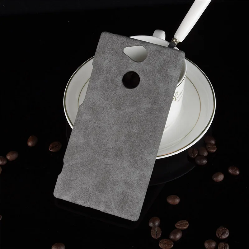 Чехол для Sony Xperia XA2 Жесткая Пластиковая Задняя крышка из искусственной кожи H3113