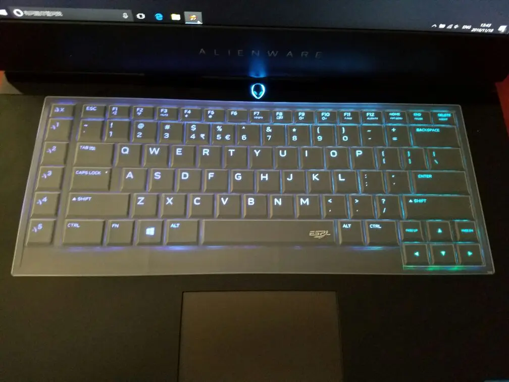 Прозрачная силиконовая накладка на клавиатуру для ноутбука 2015-2018 Alienware 15 R2 R3 R4 AW15R2