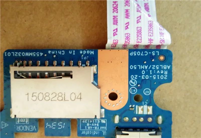 Оригинальная USB плата для ноутбука HP TPN C125 15 AC AC039TX AF оригинальная Плата интерфейса