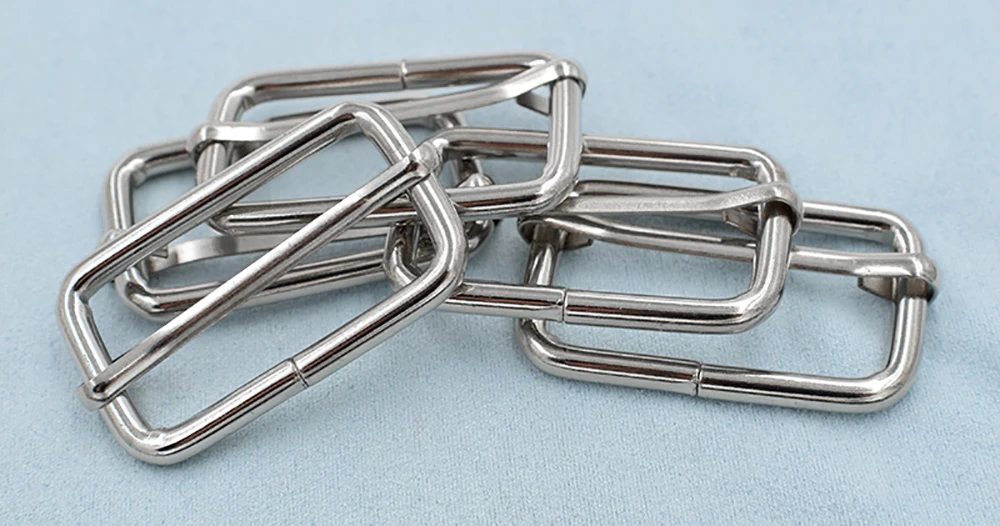 

(10 pieces/lot) iron wire. Circle. Square circle. Ms. bag accessories. Metal adjustment buckle. Luggage strap buckle