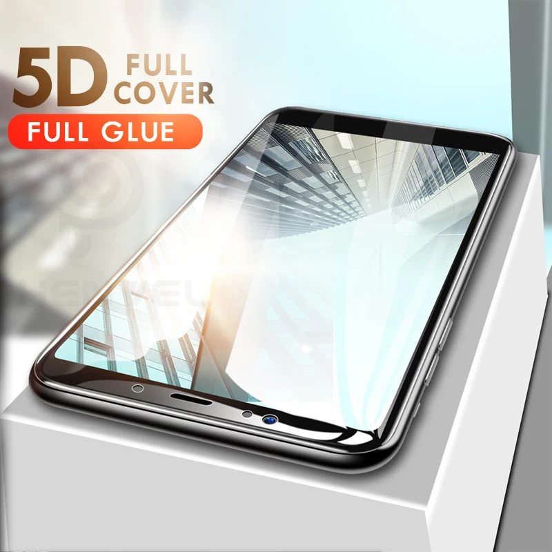 Закаленное стекло для samsung galaxy a7 a8 a9 2018 5d Защита экрана a9s nano защитная стеклянная