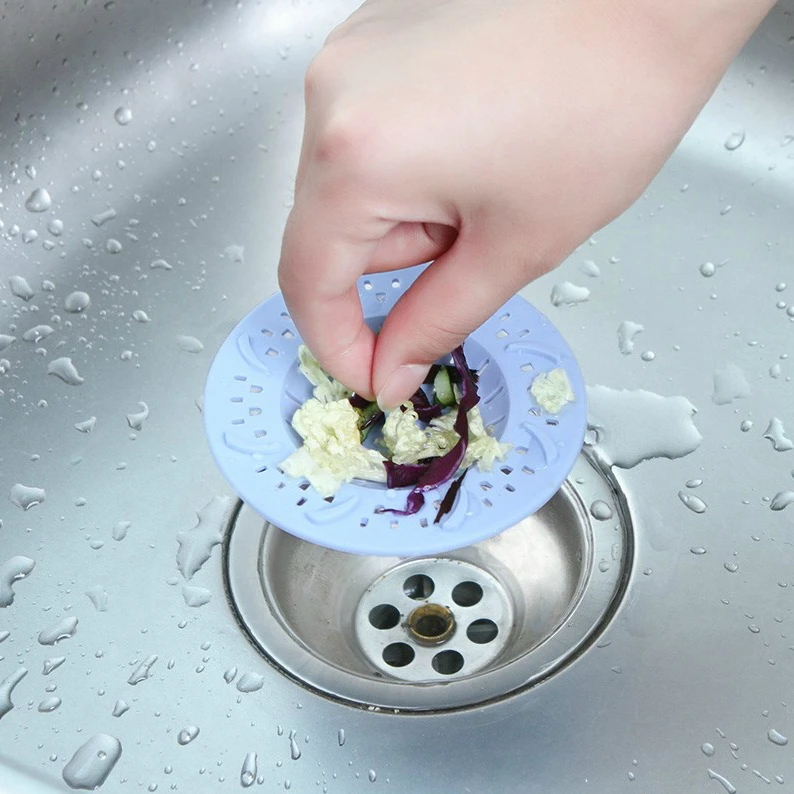 Портативный Силиконовый Фильтр для раковины кухонный фильтр канализации слива