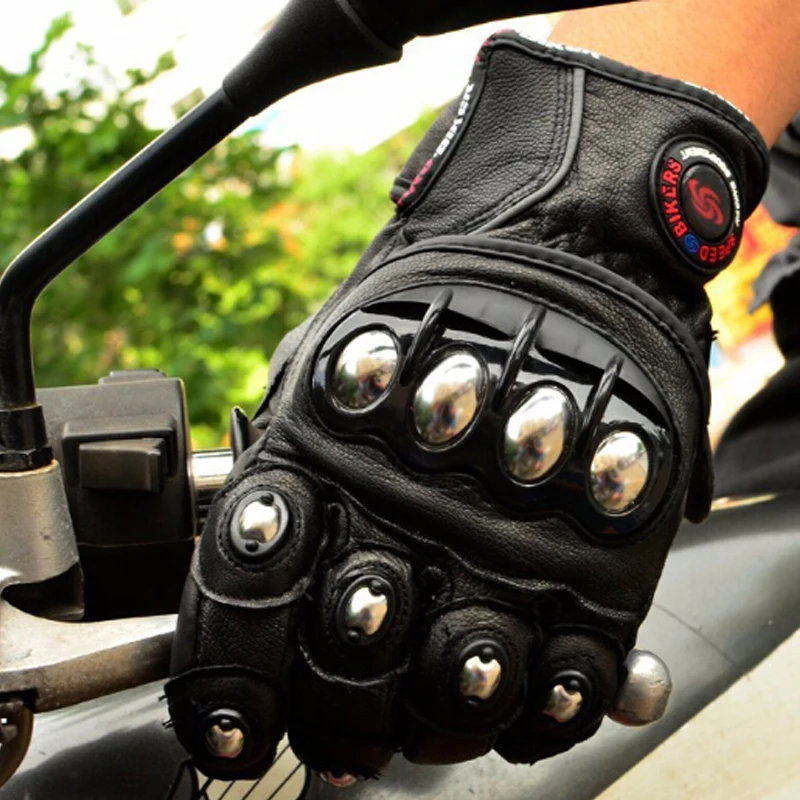 Мотоциклетные Перчатки для мотокросса Pro-biker перчатки из натуральной кожи