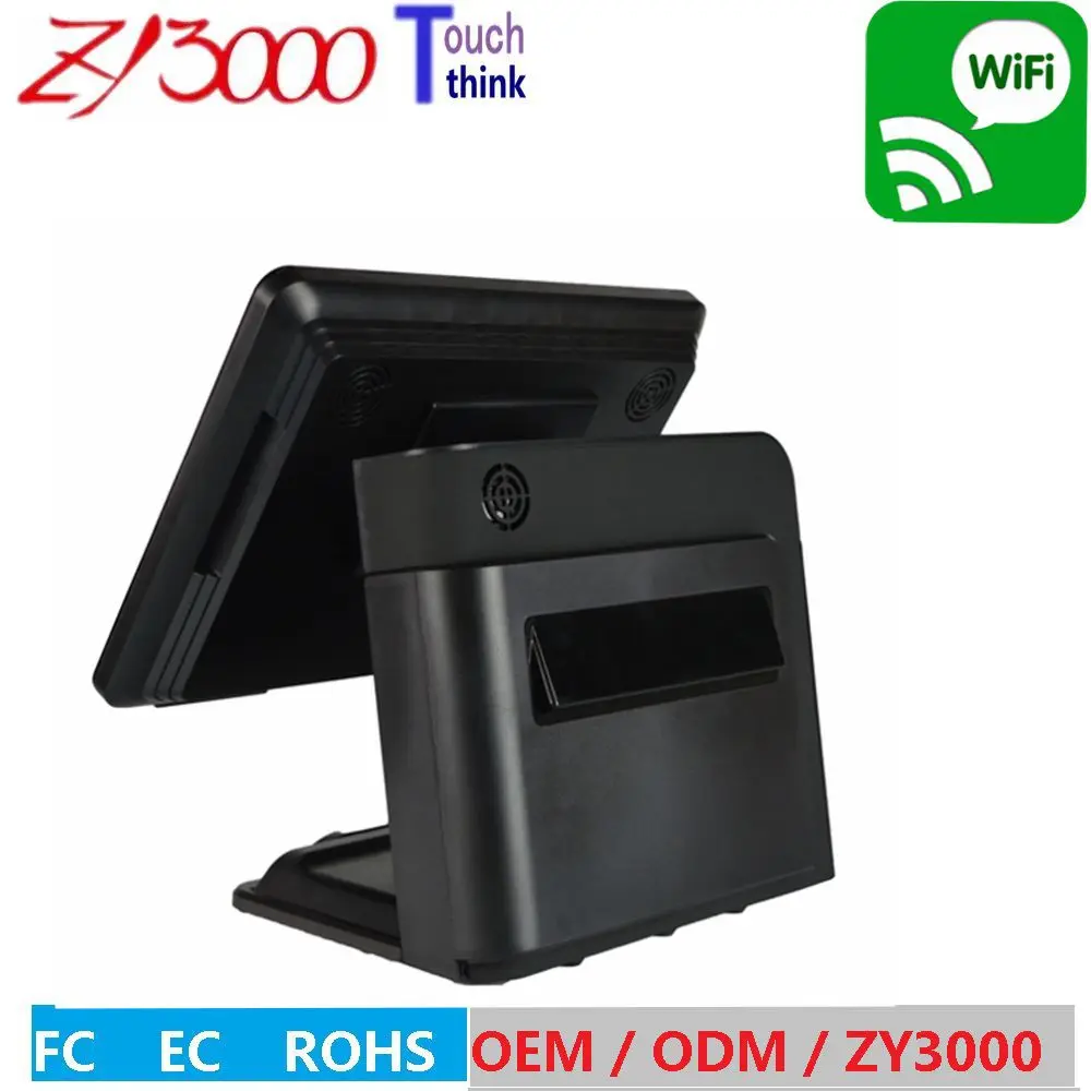 Pos система с 5 проводным резистивным сенсорным экраном pos для ресторанов