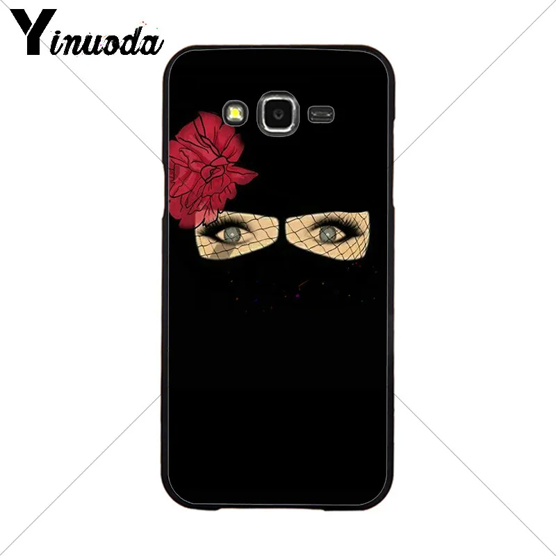 Роскошный чехол для мобильного телефона Yinuoda Musulman Islamique Gril Yeux Arabe Hijab Fille Samsung 2015J1 J5