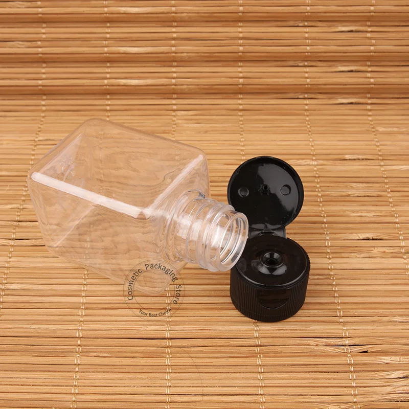 30pcs/Lot Promotion Empty 70ml Plastic Flip Cap Lotion Bottle Small Women Cosmetic Container Clamshell Packaging Refillable | Красота и