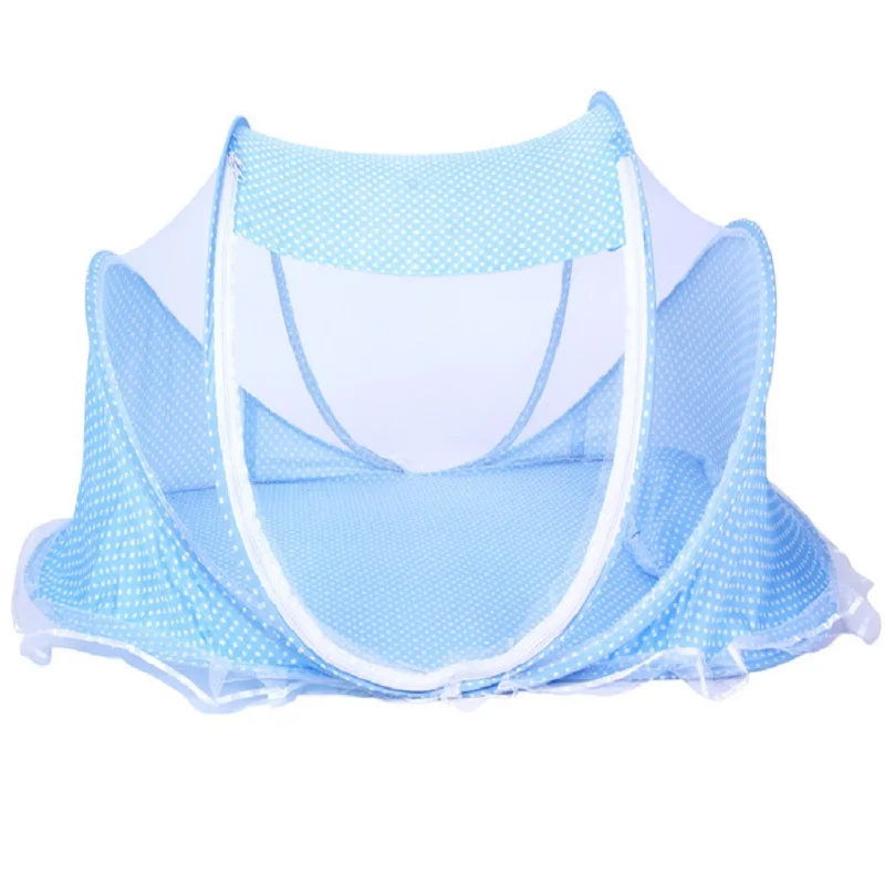 Портативная кровать для детей складная детская с москитной сеткой девочек | Дом и