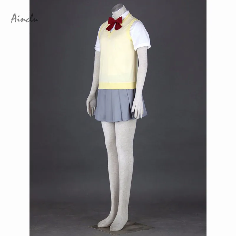 Ainclu Free Shipping Bleach The empty seat first senior women's autumn School Uniform Cosplay Costume |