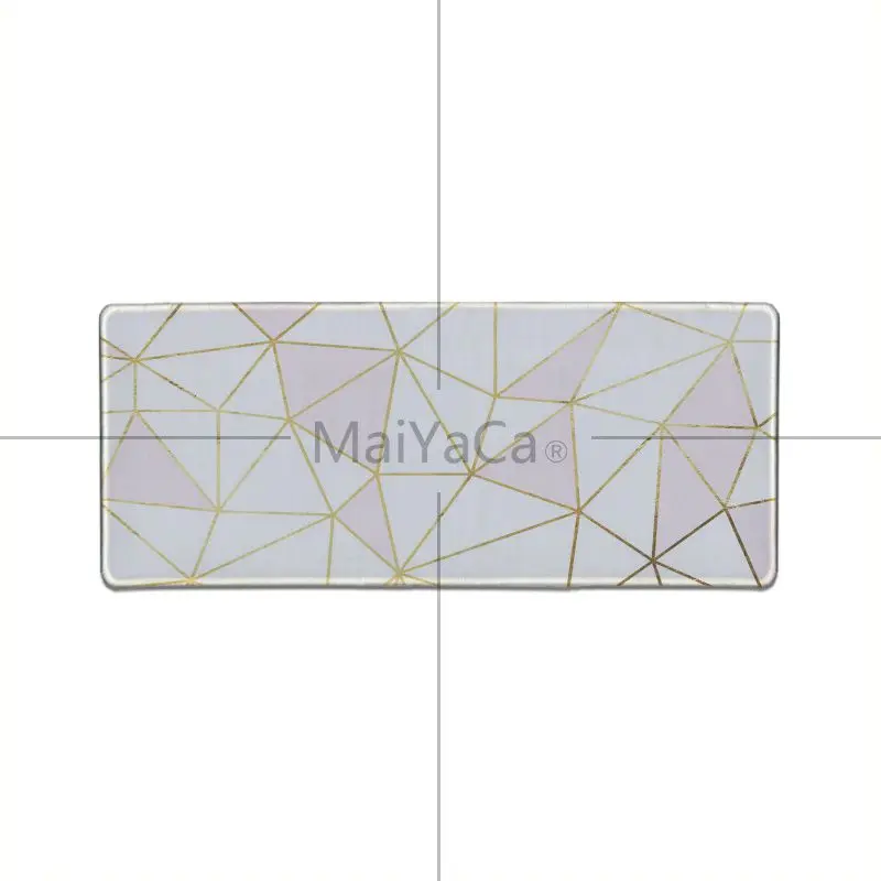 Розовый золотой мраморный коврик для клавиатуры MaiYaCa прочный Настольный мыши