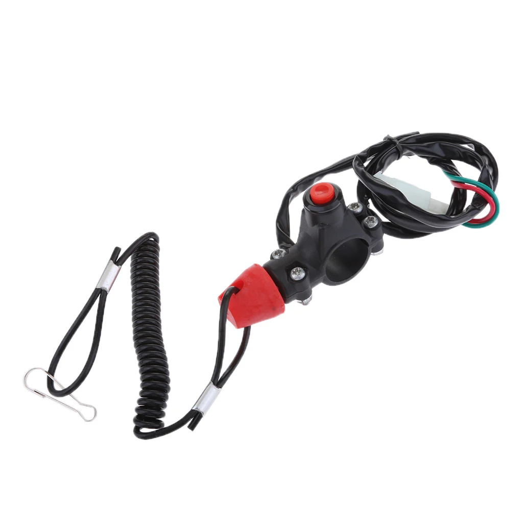 Safety Tether Engine Stop Kill Switch for 47cc 49cc Mini Pocket Dirt Bike Switching Off the Motor Smoothly And Safely | Автомобили и