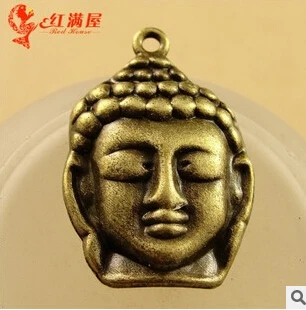 

A3597 Free Shipping 50pcs/bag size 20*29mm color bronze Buddharupa Antique diy pendant Jewelry findings for chain accessories