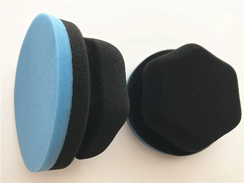 2 Blue 4 inch Lucullan эргономичный плоский Воск Аппликатор полирует синий/зеленый идеально подходит для нанесения любого автомобильного воска, глазури и герметика - Цвет: 2 Blue 4 inch