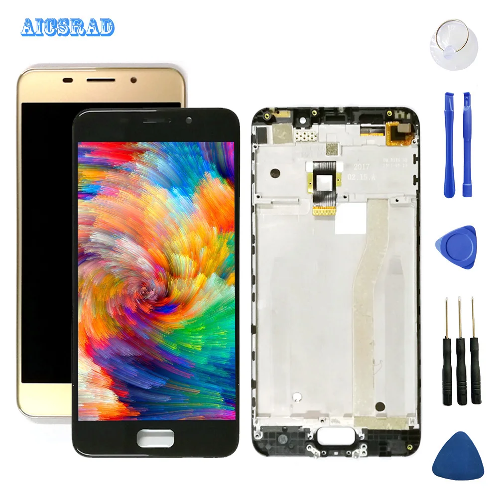 AICSRAD 5 2 &quotОригинальный ЖК дисплей для ASUS Zenfone 3S Max ZC521TL X00GD сенсорный экран с рамкой