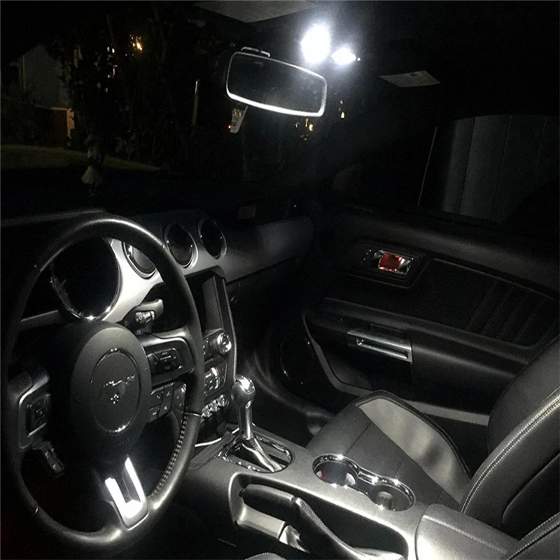 KEYECU 2 шт. DC 12 В белый 42 мм 3528 16SMD светодиодное освещение фестонного типа для