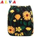 Новое поступление! Тканевые подгузники Alvababy, Детские многоразовые подгузники с цифровым позиционированием и вставкой из микрофибры