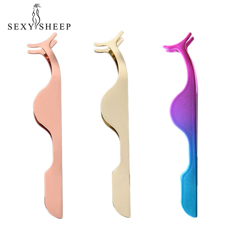 Накладные ресницы из нержавеющей стали щипцы для завивки и наращивания ресниц