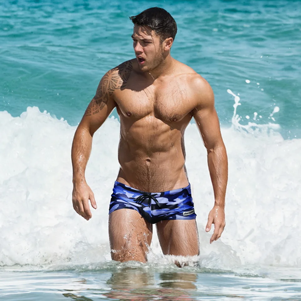 2019 Горячая Распродажа сексуальные мужские купальные шорты боксеры купальники с