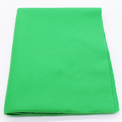 45X110cm color 3 CMCYILING зеленая серия мягкая фетровая ткань для вышивки DIY Швейные куклы ремесла 1,2 мм толщина полиэфирная ткань 45*110 см - Цвет: 45X110cm color 3