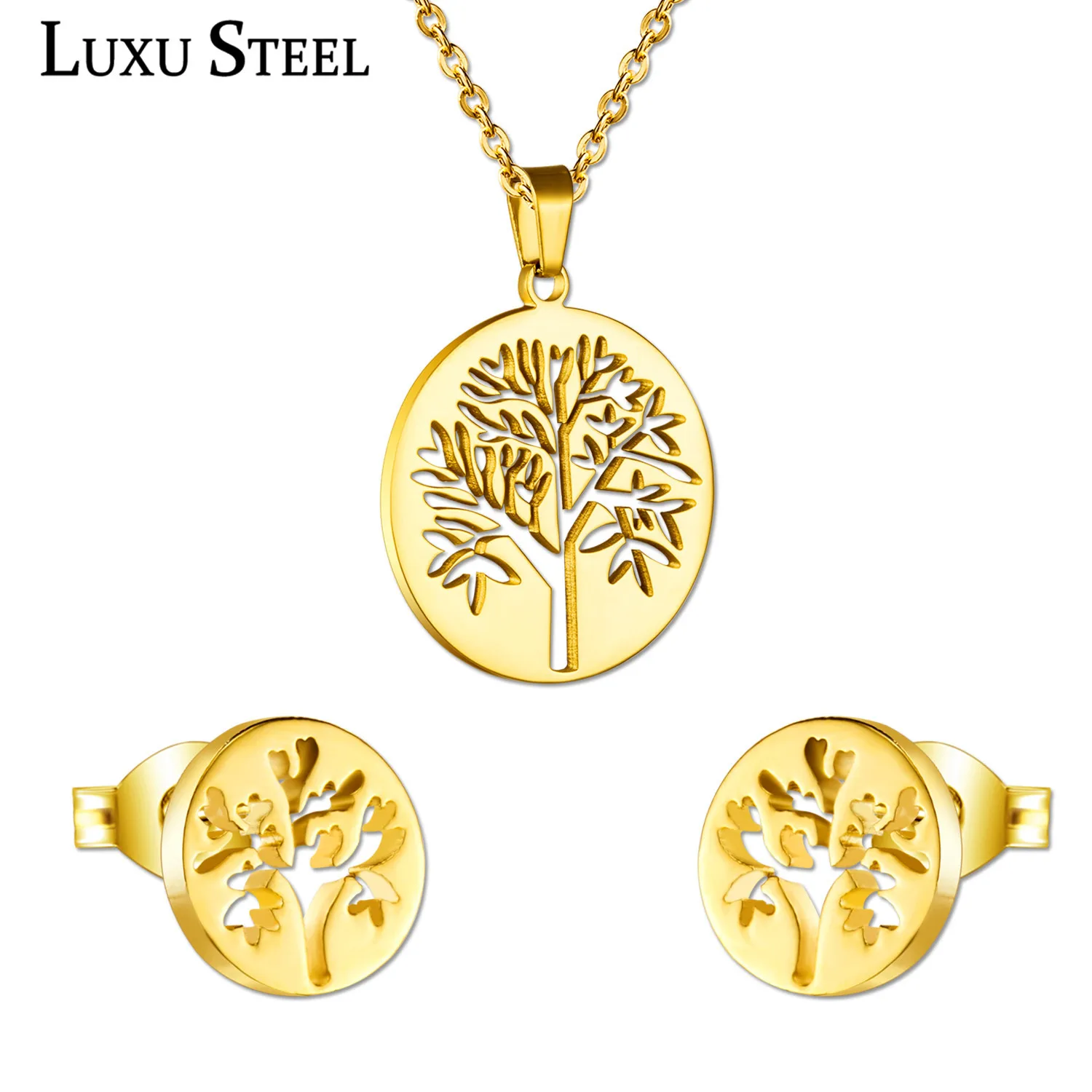 Комплект из колье и серёг серебра золота earrings set for women necklace earring setset women