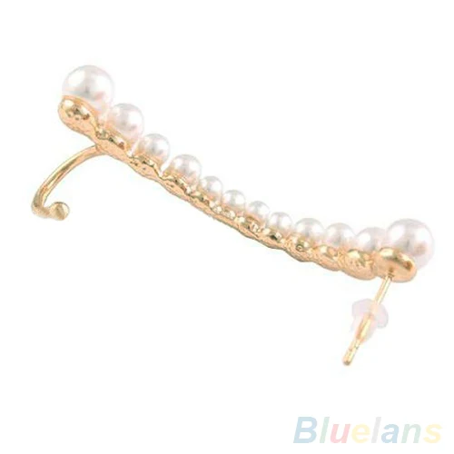 Серьги-гвоздики с жемчугом в стиле панк-рок | Украшения и аксессуары