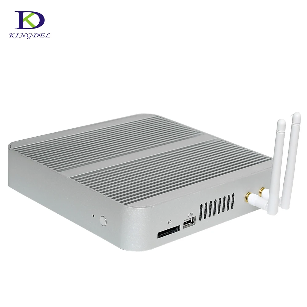 Мини ПК без вентилятора Intel Windows 10 настольный raspberry pi 3 Skylake I3 6100U 16 ГБ ОЗУ 128 Гб SSD 4K HD