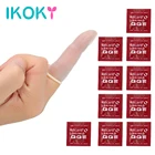 Латексные презервативы IKOKY 10 шт.партия для стимуляции вагины, для точки G, для женской мастурбации, интимные игрушки для женщин