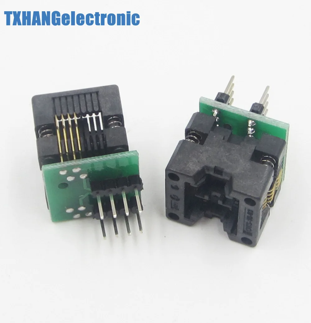 SOIC8 SOP8 для DIP8 адаптер программатора EZ гнездо модуля преобразователя wide150mil|sop8 to